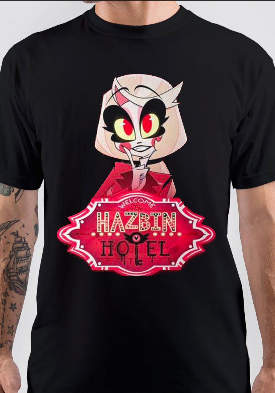 Hazbin Hotel T-Shirt, Niche Graphic Tee for Print on Demand Lovers
