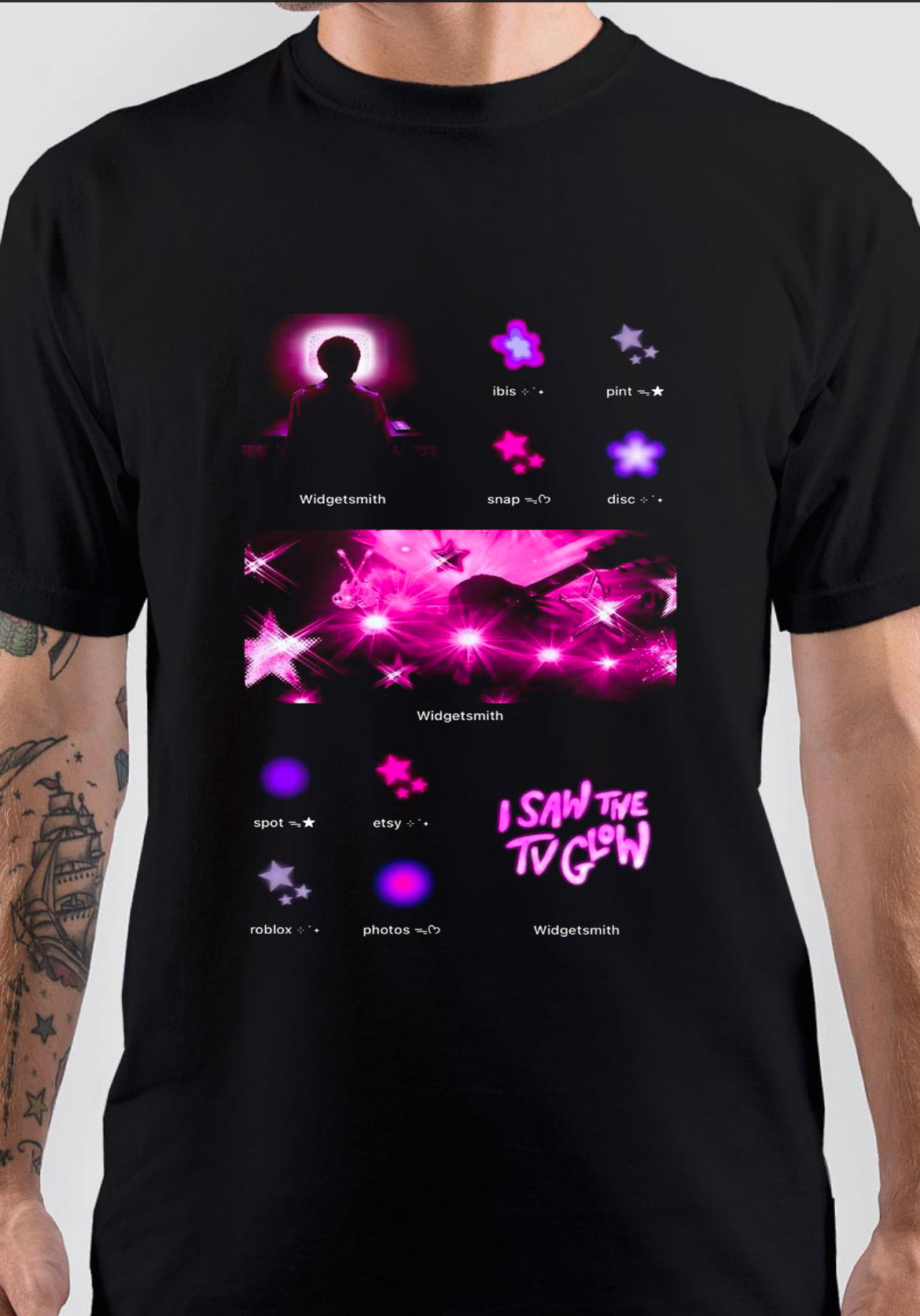 I Saw the TV Glow T-Shirt, Soft Cotton Graphic Tee for Casual Gifts