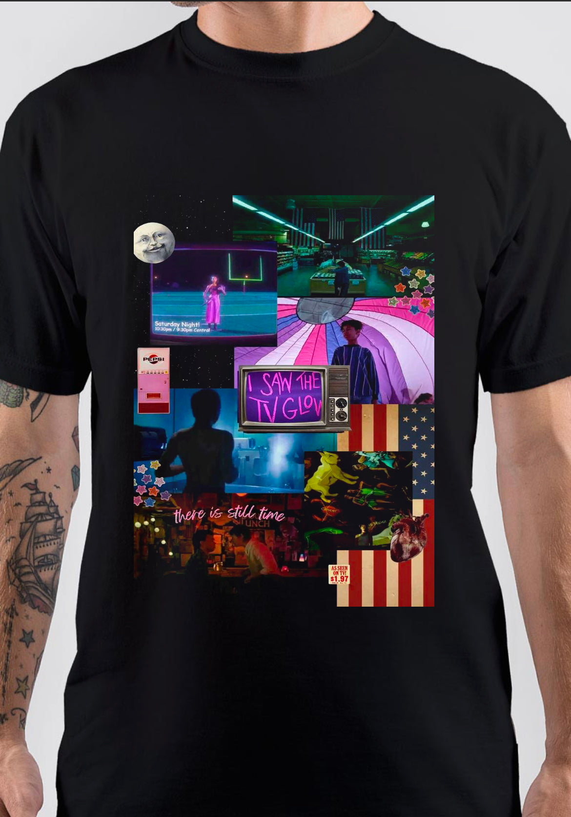 I Saw the TV Glow T-Shirt, Vintage Graphic Tee for Everyday Outfit
