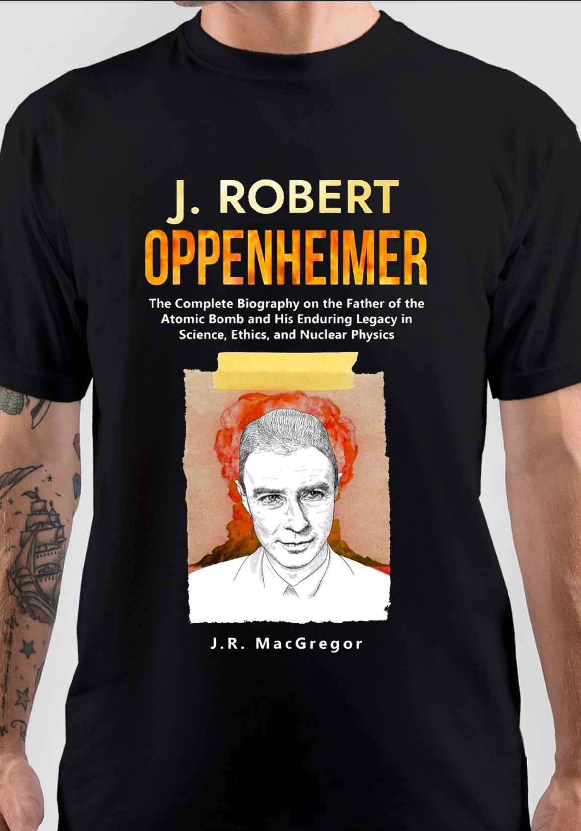 J. Robert Oppenheimer T-Shirt, Unique Graphic Tee for Fan Merch Style