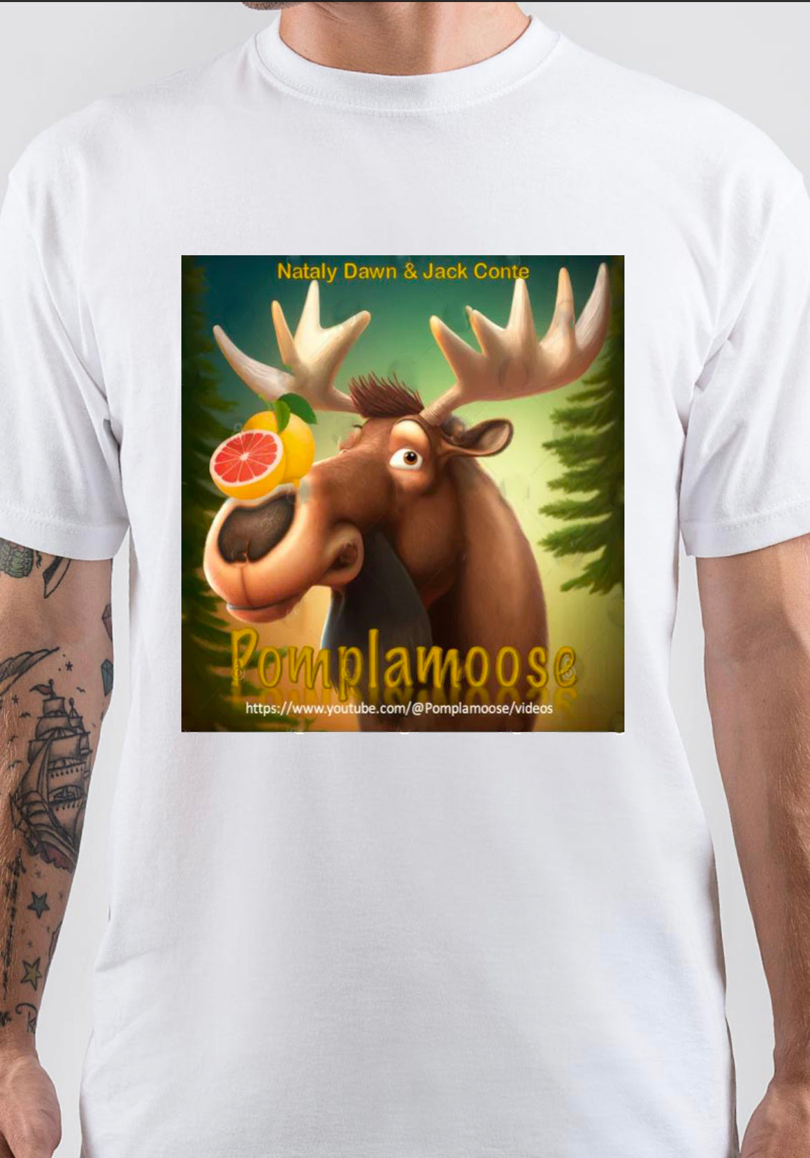 Pomplamoose T-Shirt, Retro Graphic Tee for Print on Demand Fans