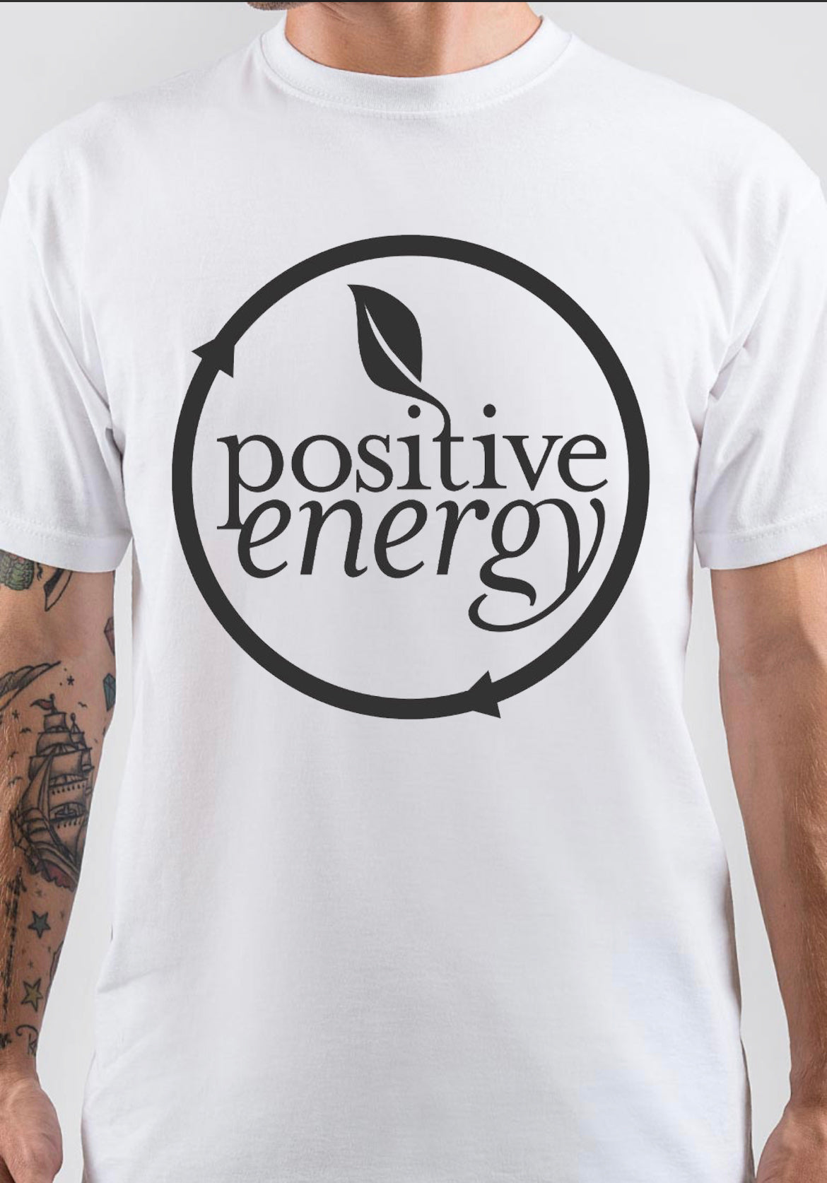 Positive Energy T-Shirt, Y2K Inspired Graphic Tee for Streetwear Fans