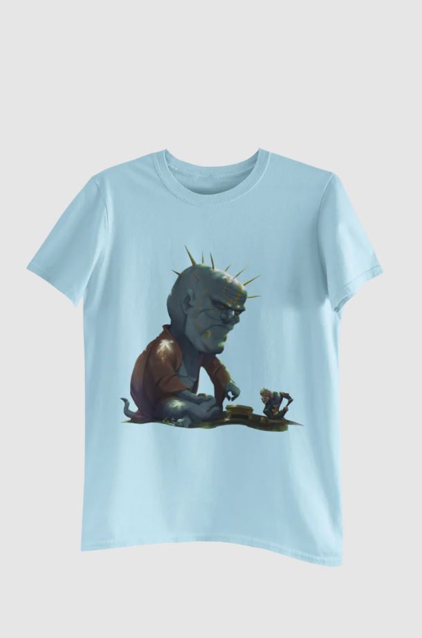 Wandering Wight T-Shirt, Vintage POD Graphic Tee for Streetwear Fans