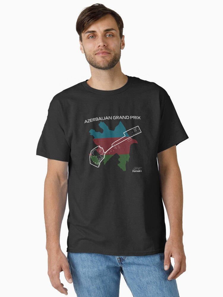 Azerbaijan Grand T-Shirt, Vintage POD Graphic Tee for Streetwear Fans