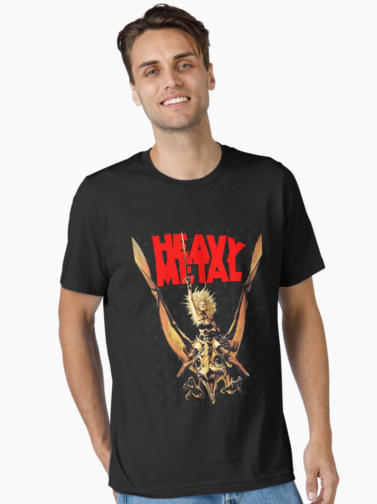 Heavy Metal T-Shirt, Retro Graphic Tee for Print on Demand Fans