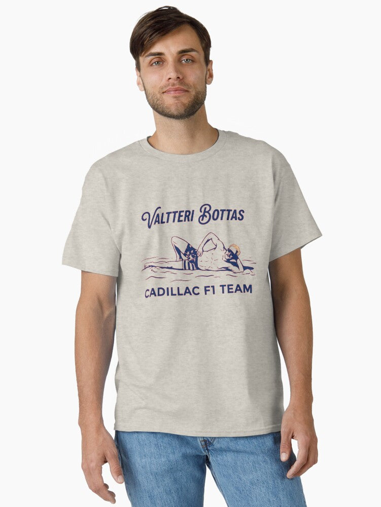 Valtteri T-Shirt, Aesthetic Streetwear Graphic Tee for Gift Ideas