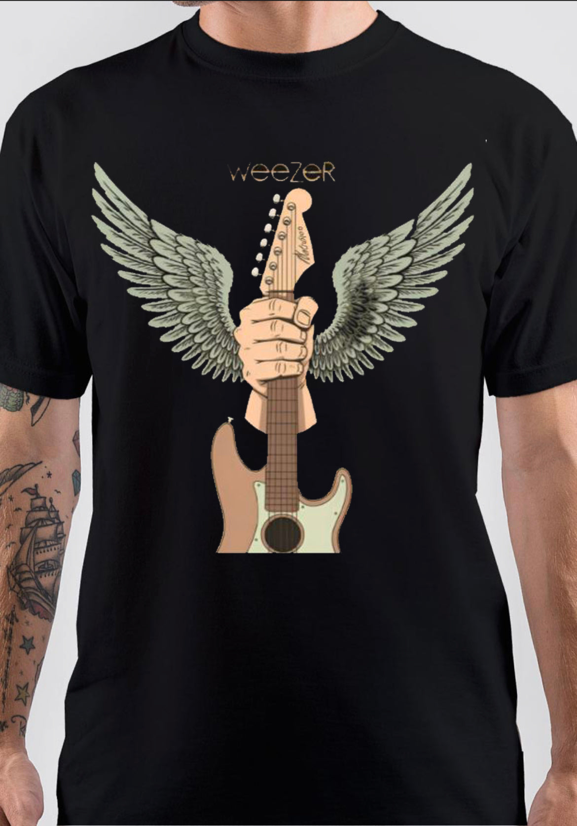 Weezer T-Shirt, Aesthetic Streetwear Graphic Tee for Gift Ideas