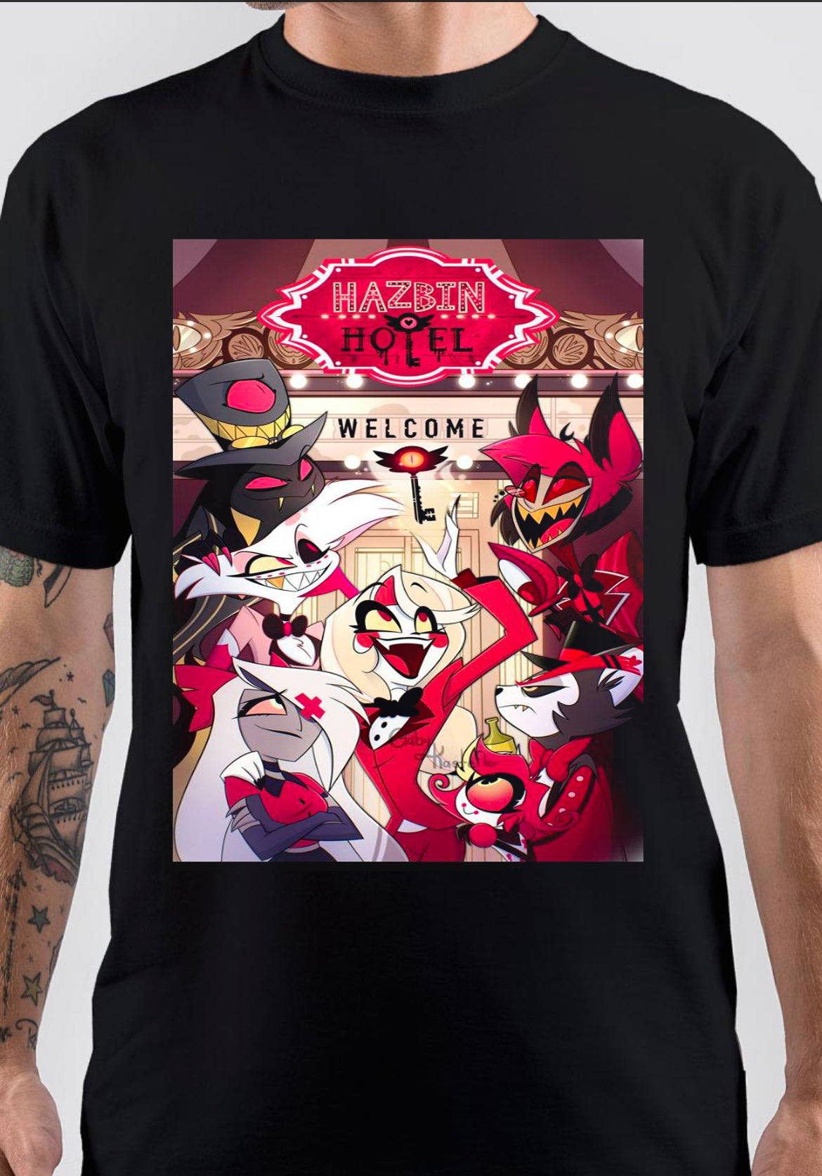 Hazbin Hotel T-Shirt, Retro Streetwear Tee for Cool Gift Ideas