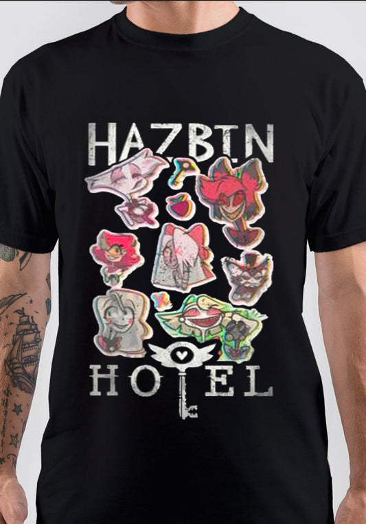 Hazbin Hotel T-Shirt, Statement Graphic Tee for Casual Streetwear