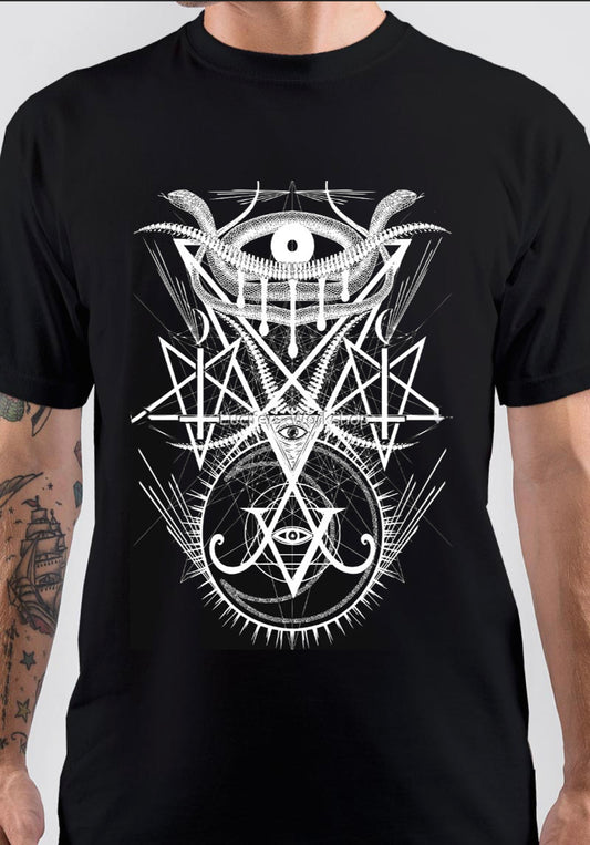 Luciferion T-Shirt, Retro Graphic Tee for Print on Demand Fans