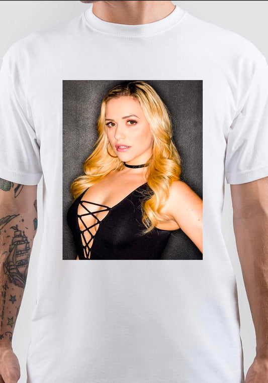 Mia Malkova T-Shirt, Retro Graphic Tee for Print on Demand Fans