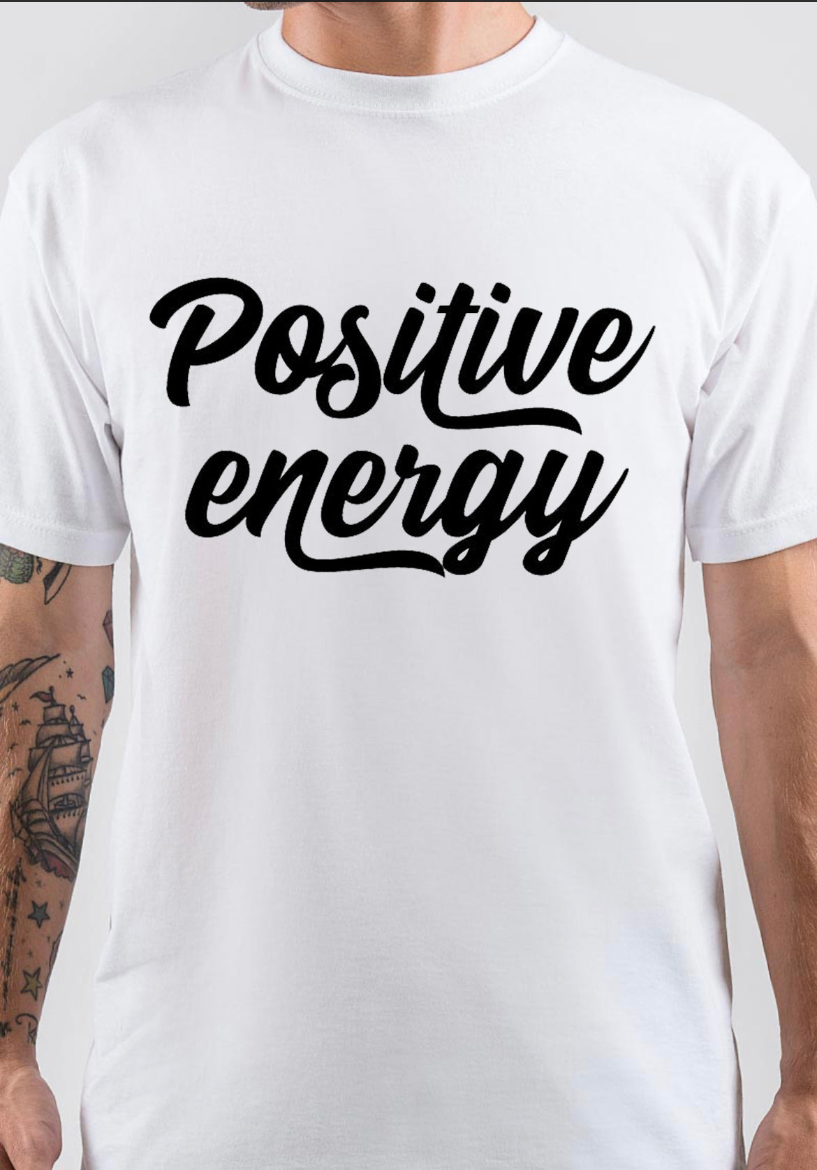 Positive Energy T-Shirt, Premium Cotton Tee for Everyday Fan Style