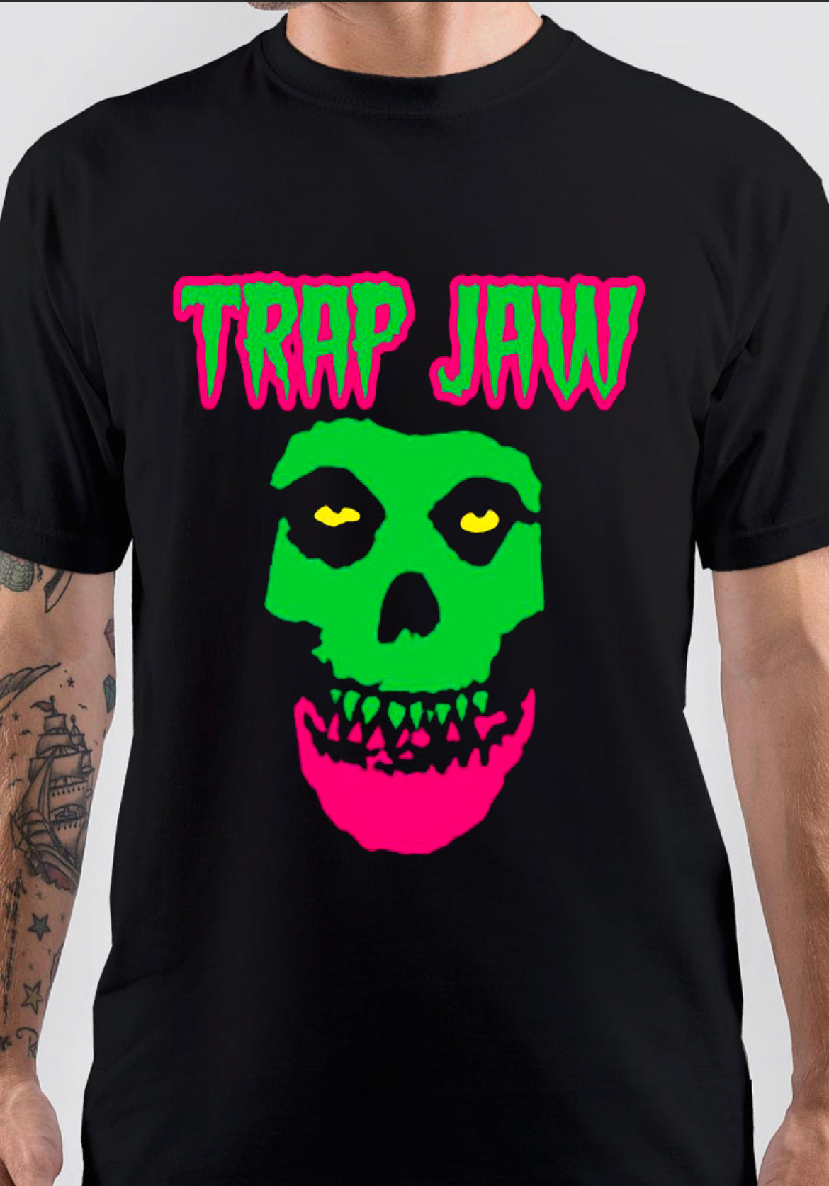 Trap Jaw T-Shirt, Y2K Inspired Graphic Tee for Streetwear Fans