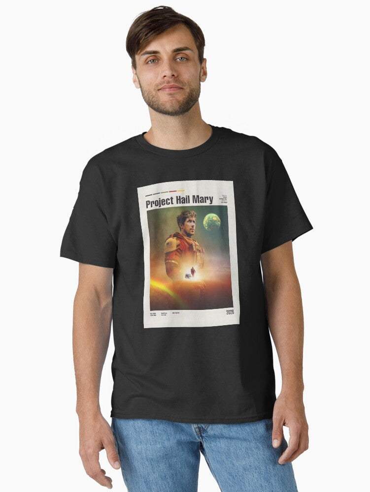 Project Hail Mary T-Shirt, Pop Culture Graphic Tee for Fan Gifts