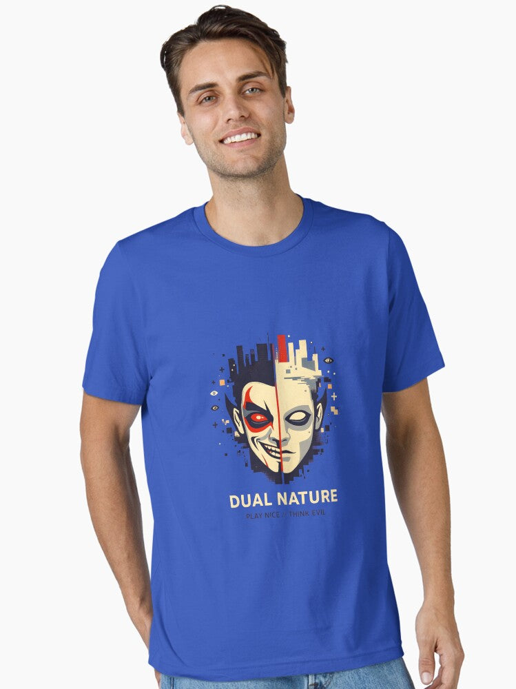 Danhausen Dual T-Shirt, Vintage POD Graphic Tee for Streetwear Fans