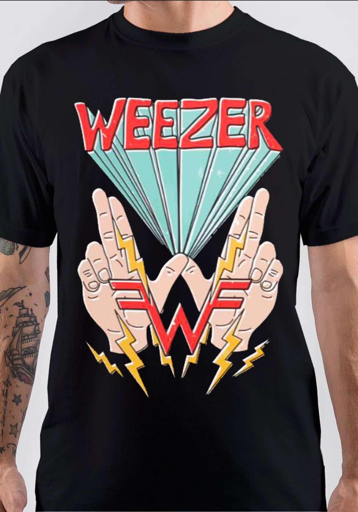 Weezer T-Shirt, Y2K Inspired Graphic Tee for Streetwear Fans